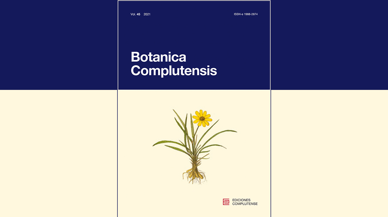 Publicado en línea el volumen 45 de Botanica complutensis que sus compañeros de la UD de Botánica dedican a la memoria de José María Gabriel y Galán.