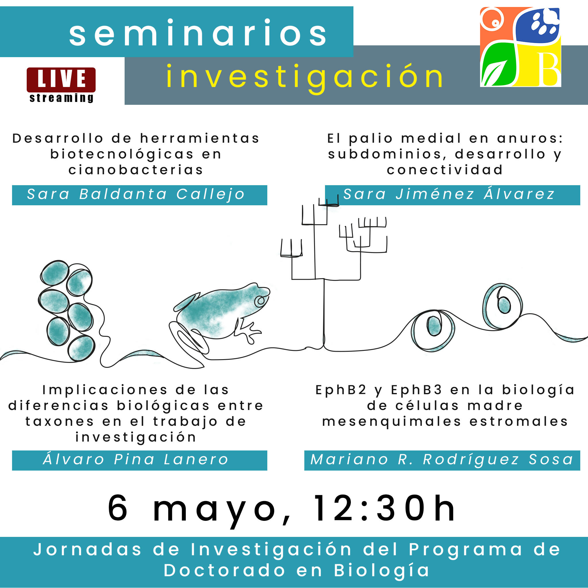 Seminarios quincenales de Investigación, 6 de mayo.