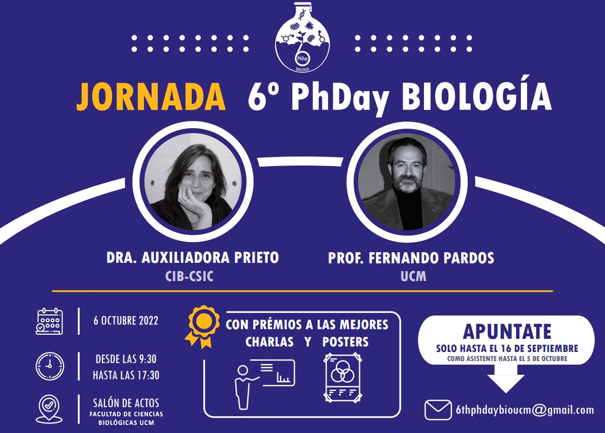 6º PhDay Biológicas. Octubre 2022. - 1