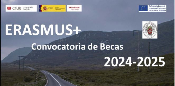 Abierto el plazo del programa Erasmus + estudios 2024/25 (27/11 al 19/12).