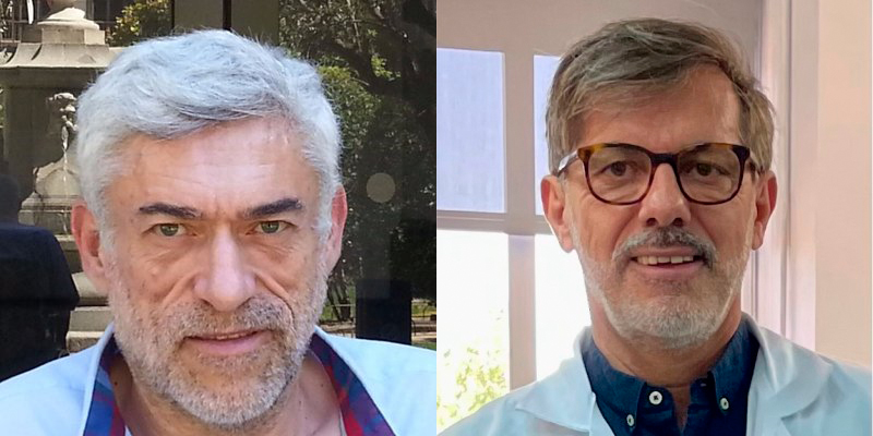 Nombramiento académicos de los Profesores Rafael Urrialde y Antonio Liras