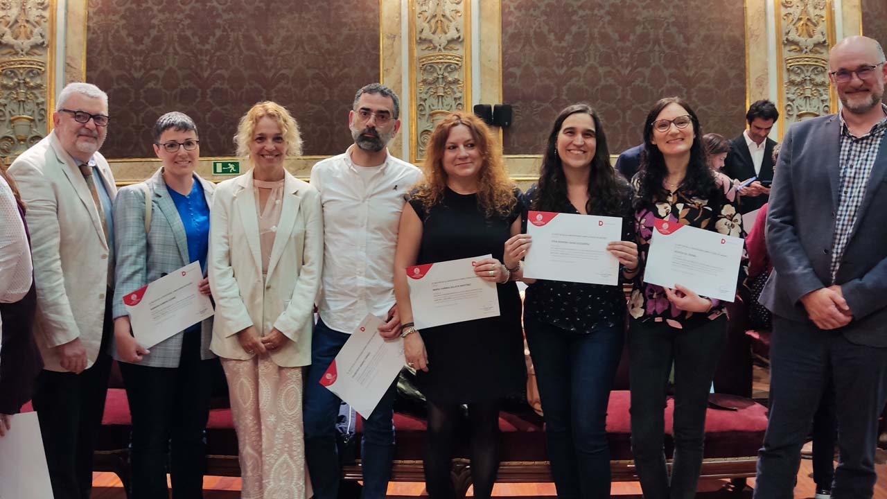 Entrega de los Diplomas a los Docentes Excelentes