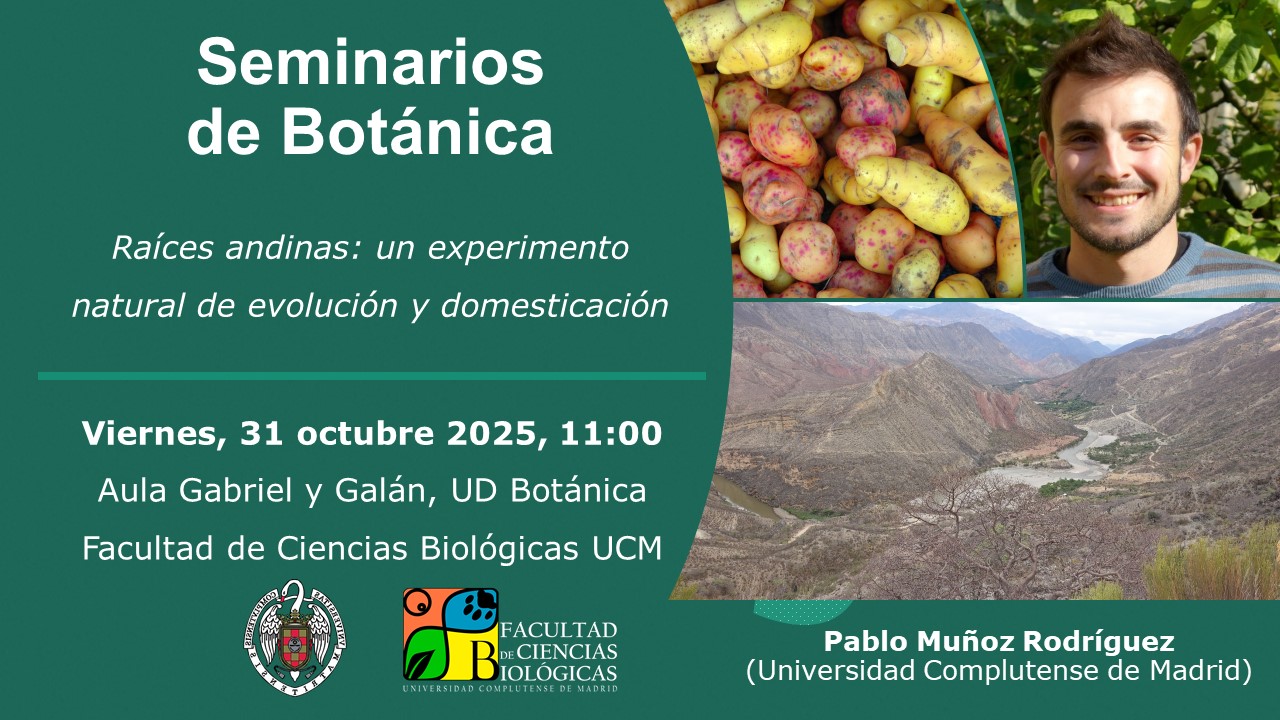 Seminarios de Botánica: «Raíces andinas: un experimento natural de evolución y domesticación)