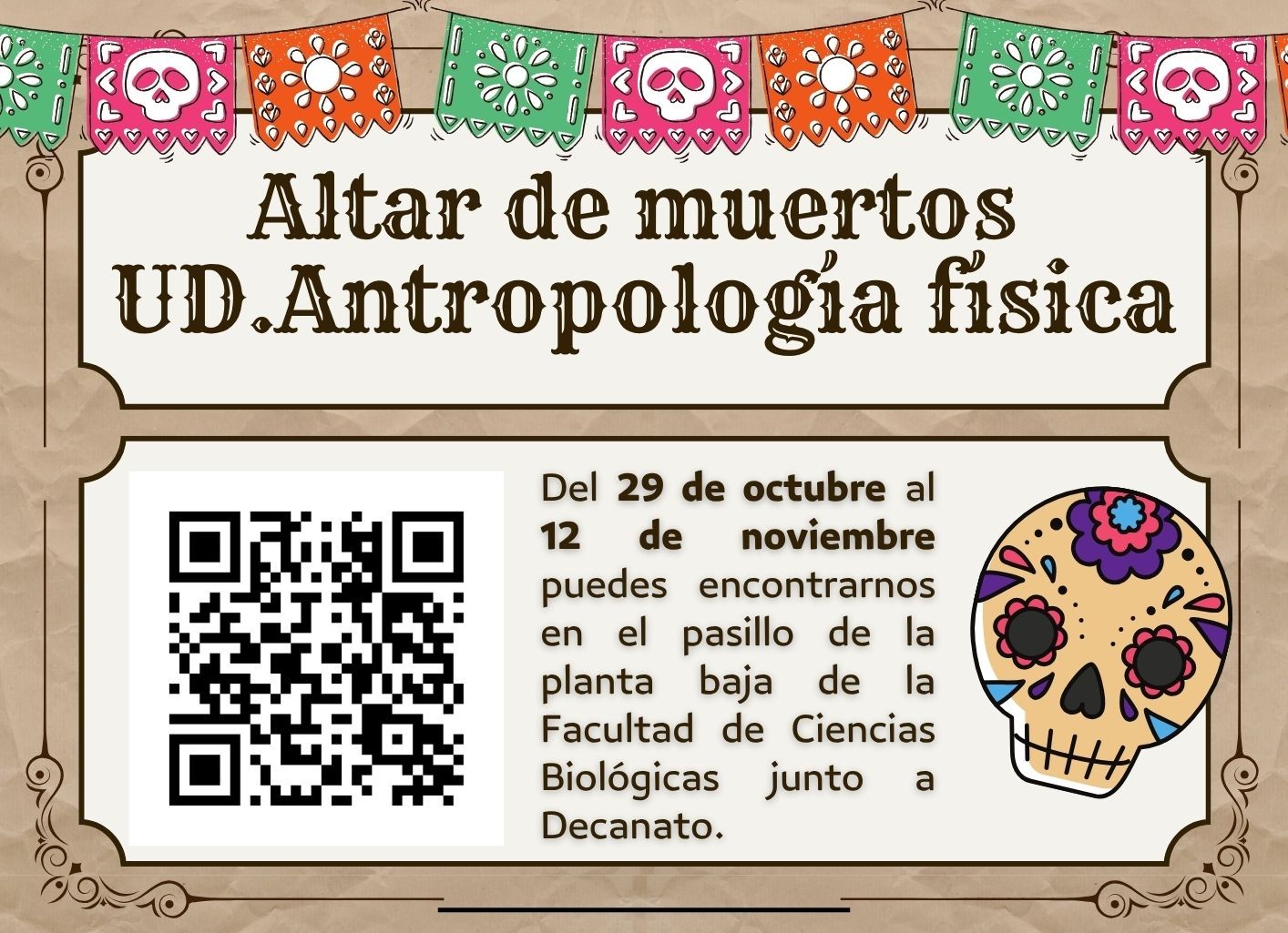 Altar de muertos  UD.Antropología física