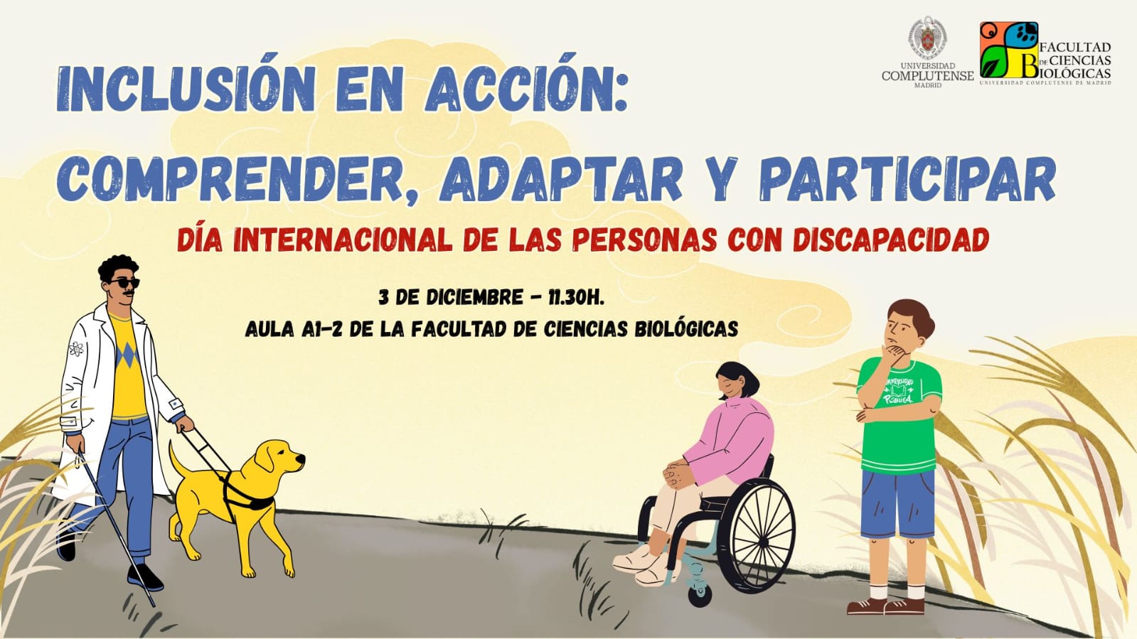 Charla con motivo del Día Mundial de las Personas con Discapacidad. 3 de diciembre.