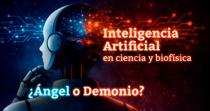 Inteligencia Artificial en Ciencia y Biofísica, ¿Ángel o Demonio? Alfonso Valencia. 20 de marzo 16:30 h.