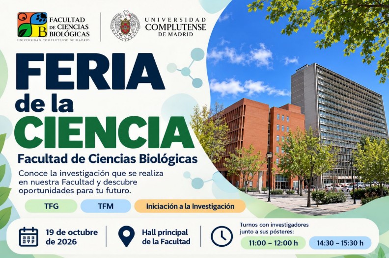 Feria de la Ciencia Facultad Ciencias Biológicas. 19 de octubre