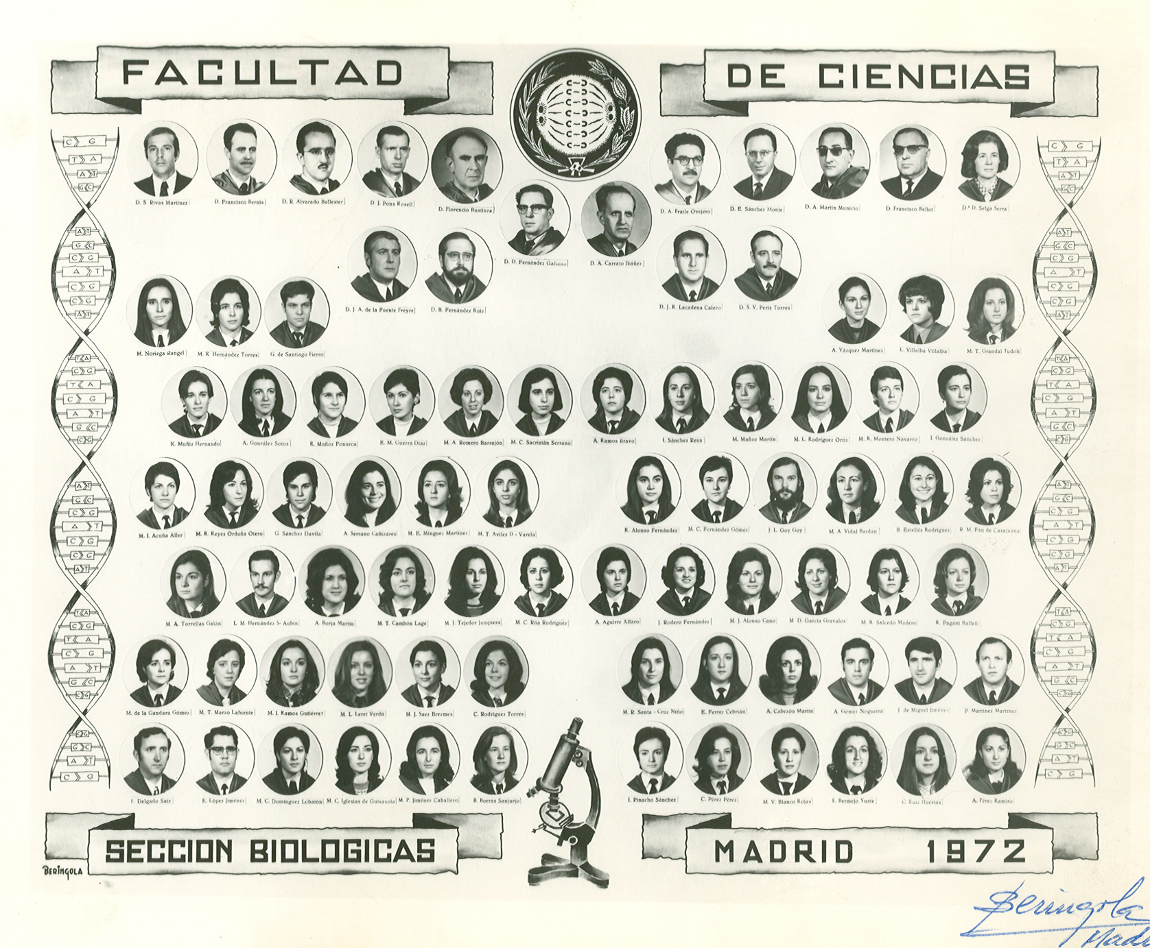 XVI Promoción de Licenciatura (1972)