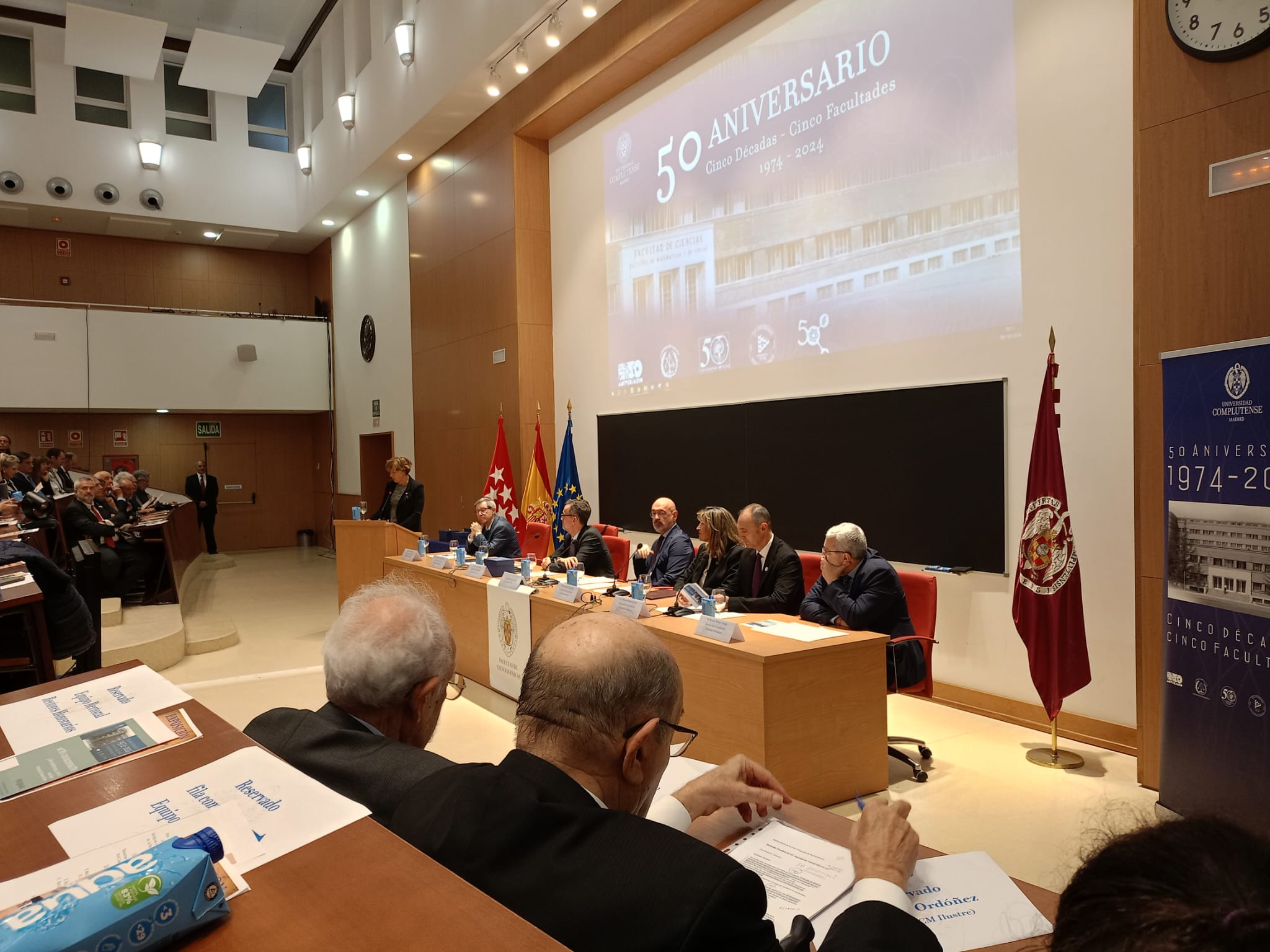 Intervención de María Teresa Villalba, Decana de Ciencias Químicas.