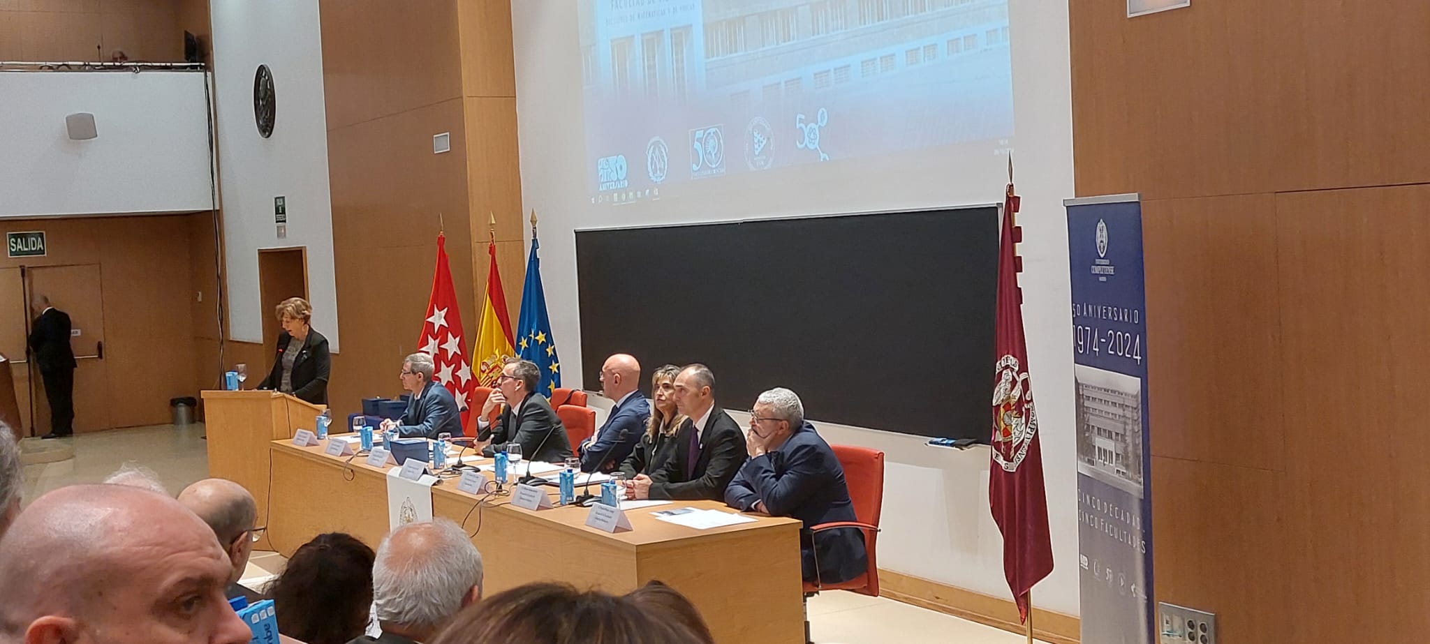 Intervención de María Teresa Villalba, Decana de Ciencias Químicas.